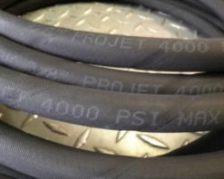 BE 85.238.156 3/8" Non-Marking Rubber Hose Single Wire Braid -Pressure Washer Accessories Sales 126 1