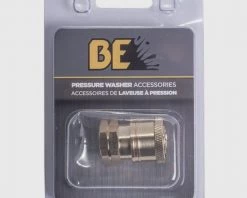 BE 85.300.102BEP - 1/4" QC FNPT Brass Pressure Washer Coupling