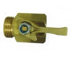 BE 91.900.075 Brass Garden Hose Shut Off Valve 100 PSI